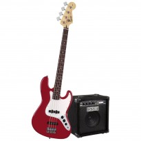 Fender Squier Affinity Jazz Bass Pack: Bass Pack with Rumble 15 Amp