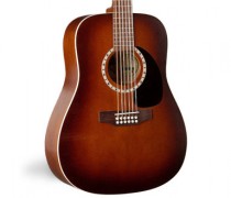 Art & Lutherie 12 Cedar Antique Burst Acoustic Guitar