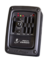 L.R. Baggs Stage Pro Onboard Tuner Preamp w/ Element