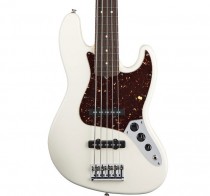 Fender 2012 American Standard Jazz Bass V Five String, Olympic White 