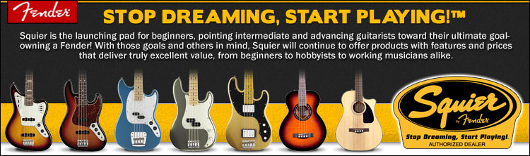 Squier Bass Guitars