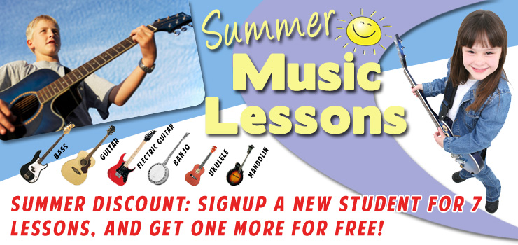 Summer Music Lessons Specials